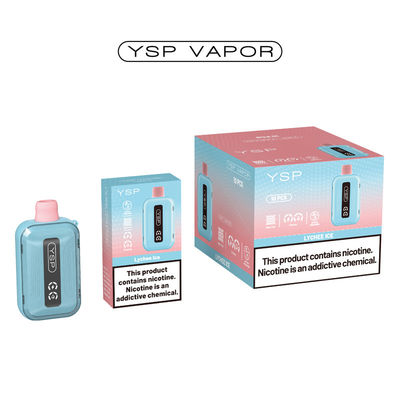 500mAh 15ml 10000 Puff ベイプ Type C 画面付きのリチャージ可能なバイプボックス