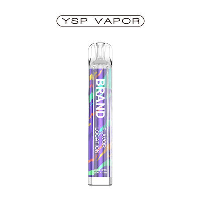 600パフ 2ml 液体 透明 電子タバコ バッテリー 400mAh 使い捨て TPD