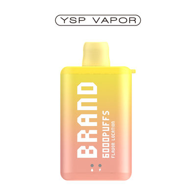 10ml 6000 Puff ベイプ E タバコ 充電可能 使い捨て バイプ ボックス