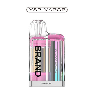 TPD対応 使い捨てポッド プリフィール メッシュコイル チャイルドロック 2ml 液晶デザイン