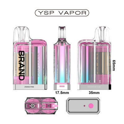 TPD対応 使い捨てポッド プリフィール メッシュコイル チャイルドロック 2ml 液晶デザイン