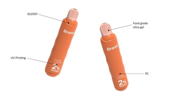 EU TPD スタンダード バイプ 2ML 600パフ 合法的な小さなパフ 2% Nic タバコの蒸発ペン